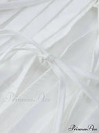 Pleated Tie Up Sleeveless Graceful Top And Midi Skirt Set image 3