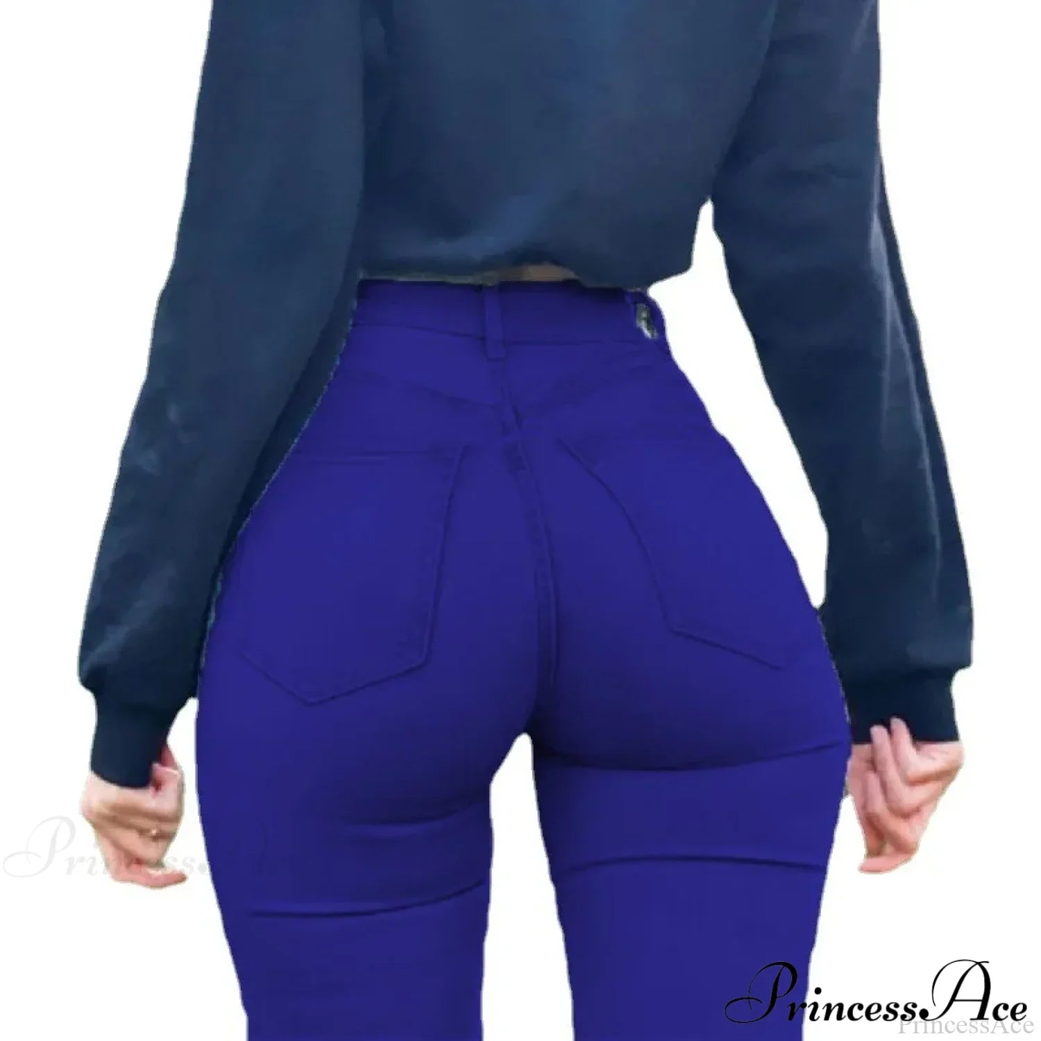 Plus Size Skinny Women's Stretch High Waisted Sexy Pencil Fashion Streetwears Elastici Slim Casual Denim Jean image 5