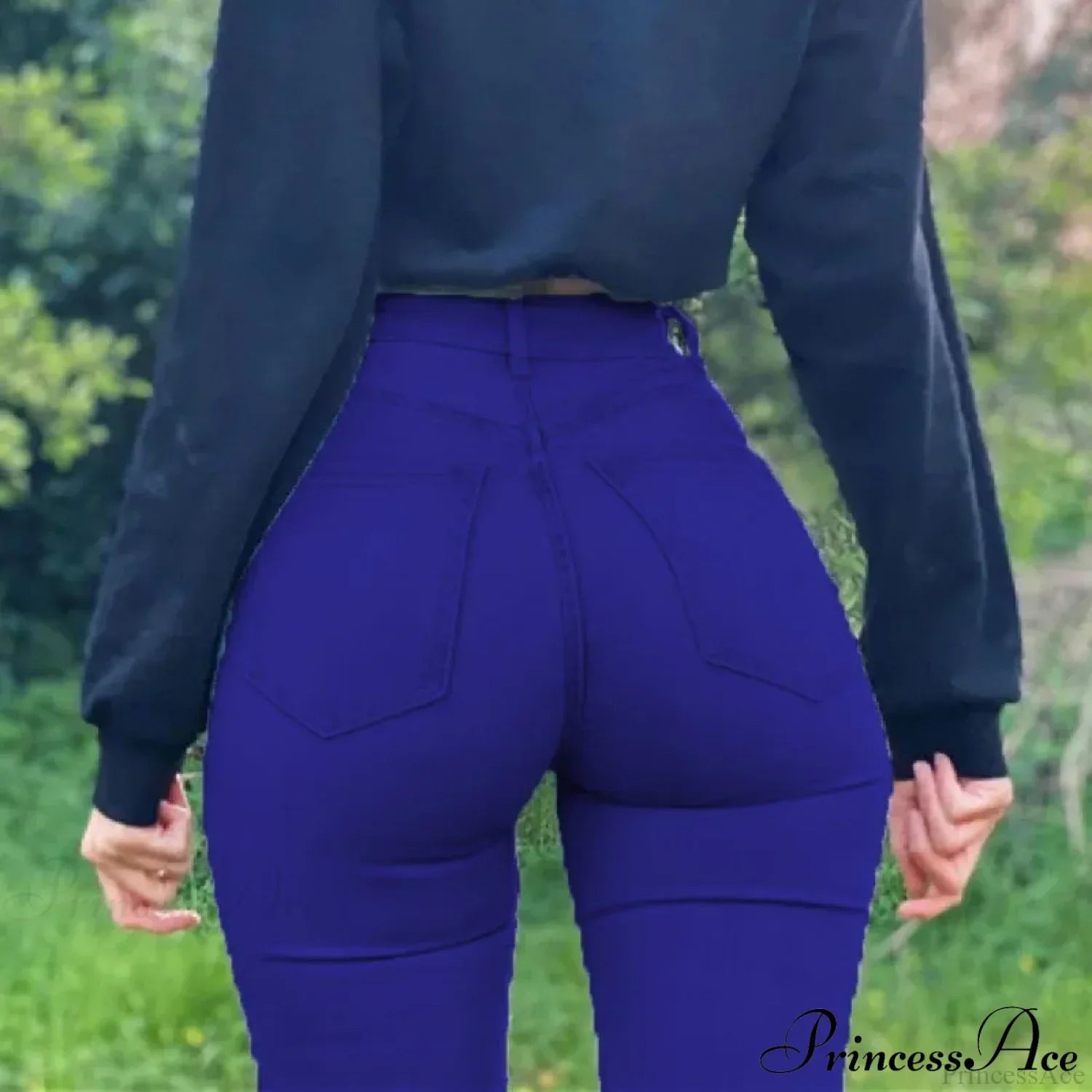 Plus Size Skinny Women's Stretch High Waisted Sexy Pencil Fashion Streetwears Elastici Slim Casual Denim Jean image 8