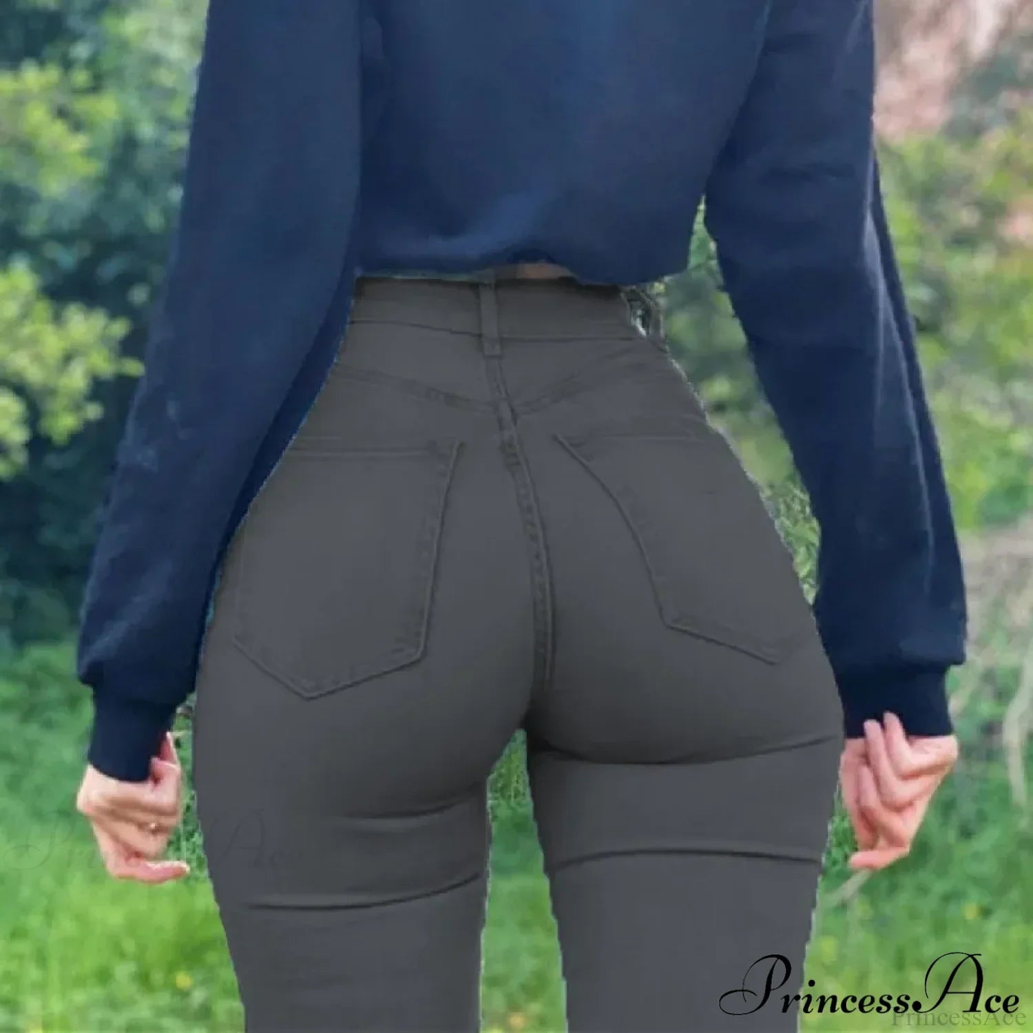 Plus Size Skinny Women's Stretch High Waisted Sexy Pencil Fashion Streetwears Elastici Slim Casual Denim Jean image 10