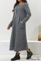 Pocketed Lacework Hem Dress image 3