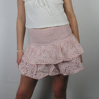 Pointelle Layered Ruffle Skirt image 3