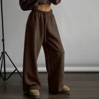 Polar Fleece Basic Vintage Women Pants image 5