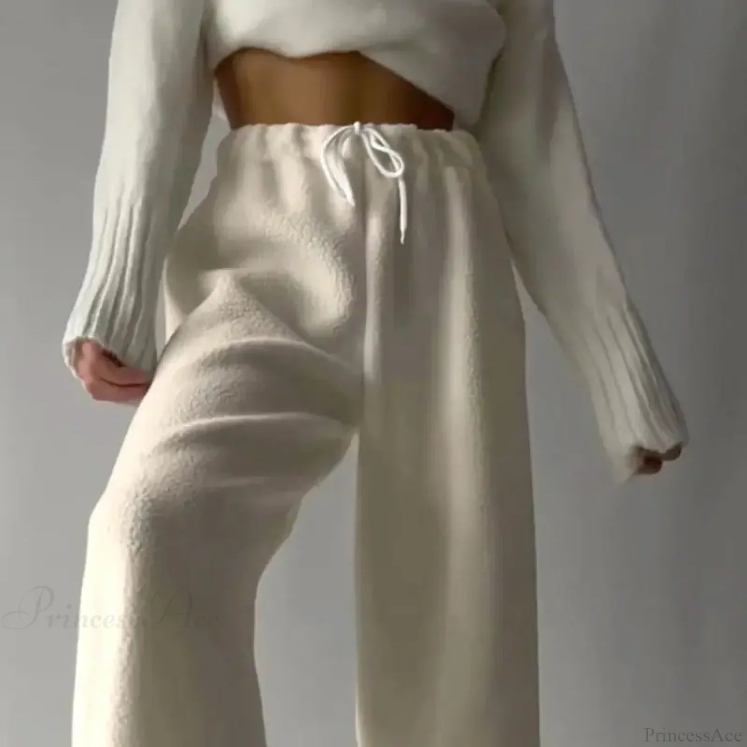 Polar Fleece Basic Vintage Women Pants image 2