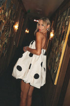 Polka Dot Print Bodycon Mini Dress image 2