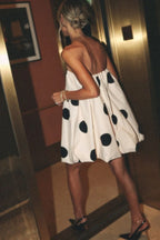 Polka Dot Print Bodycon Mini Dress image 3