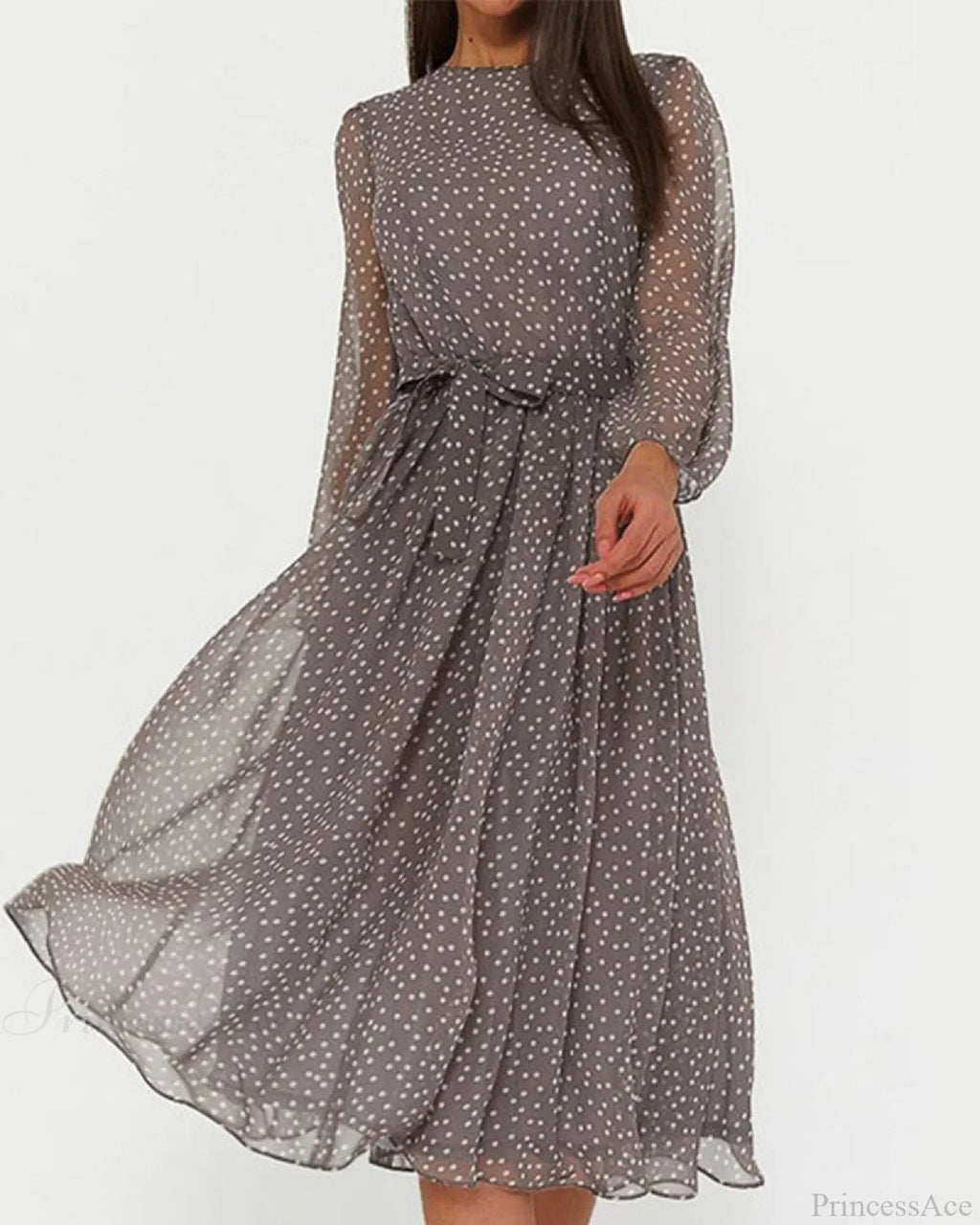 Polka Dot Print Dress image 1