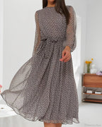 Polka Dot Print Dress image 3