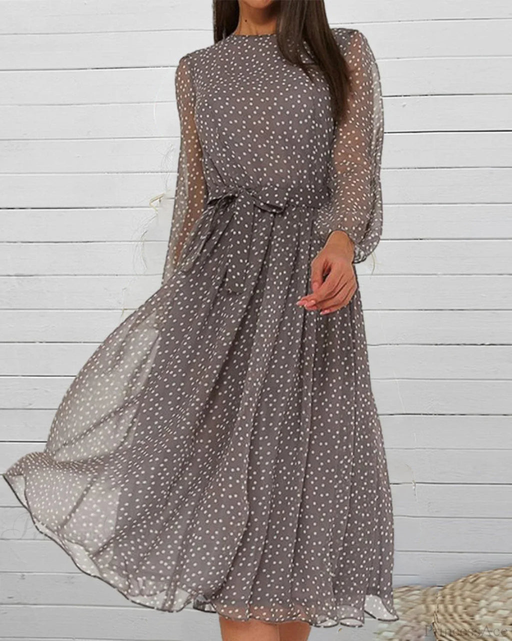 Polka Dot Print Dress image 2