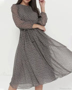 Polka Dot Print Dress image 5