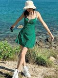 Polka Dot Spaghetti Strap Mini Dress image 3