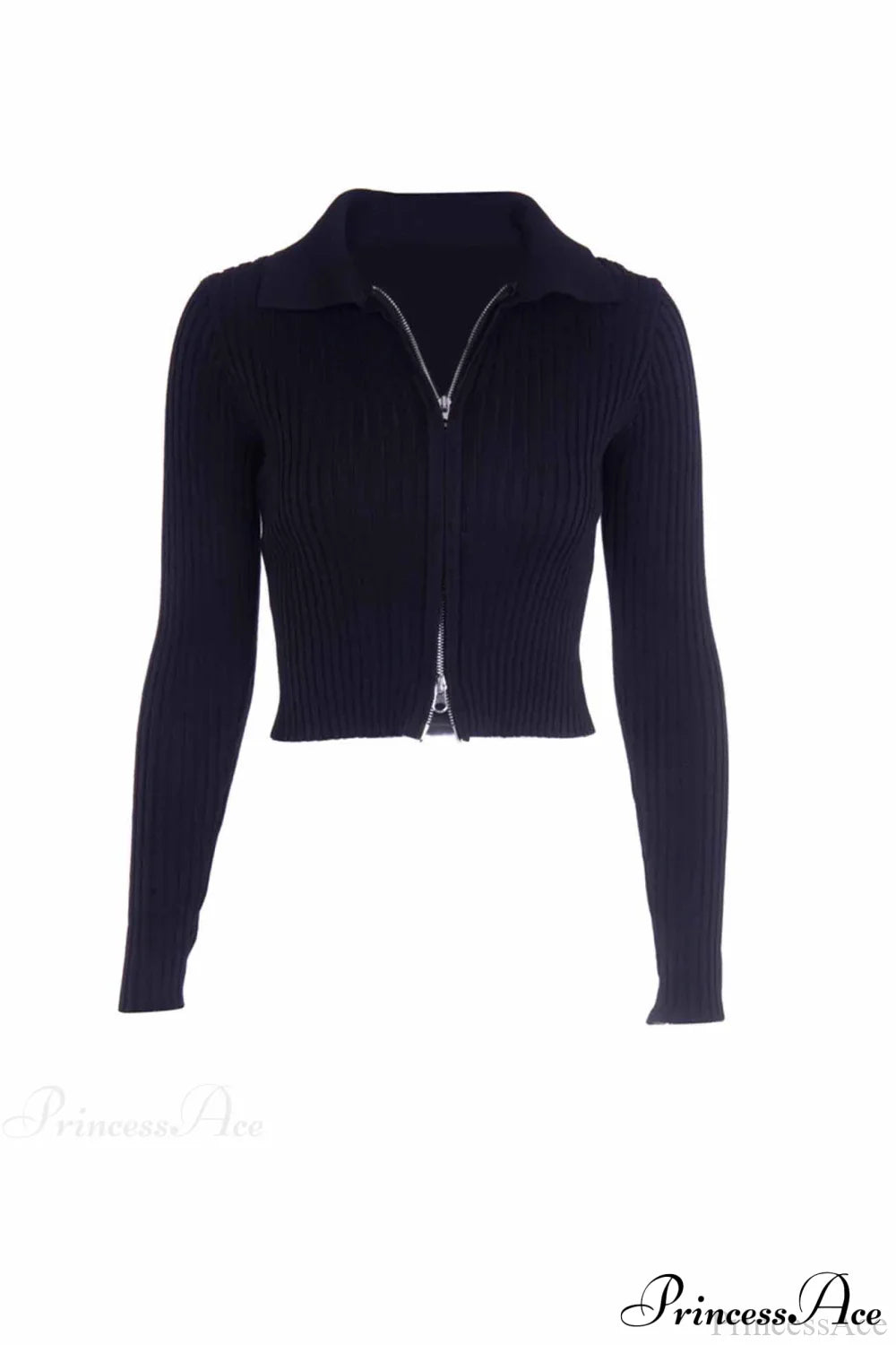 Polo Collar Knit Cardigan image 5
