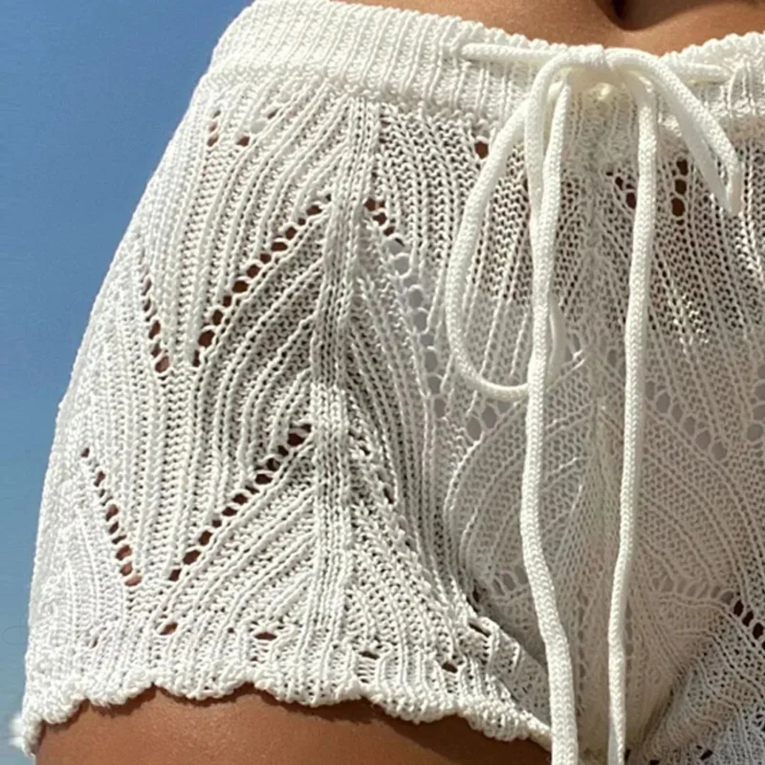 Polyester Knitted Bikini Block Short image 3