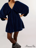 Portia Velvet Stylish Mini Dress image 1