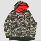 Prayer Portrait Black Zipper Hoodie image 7