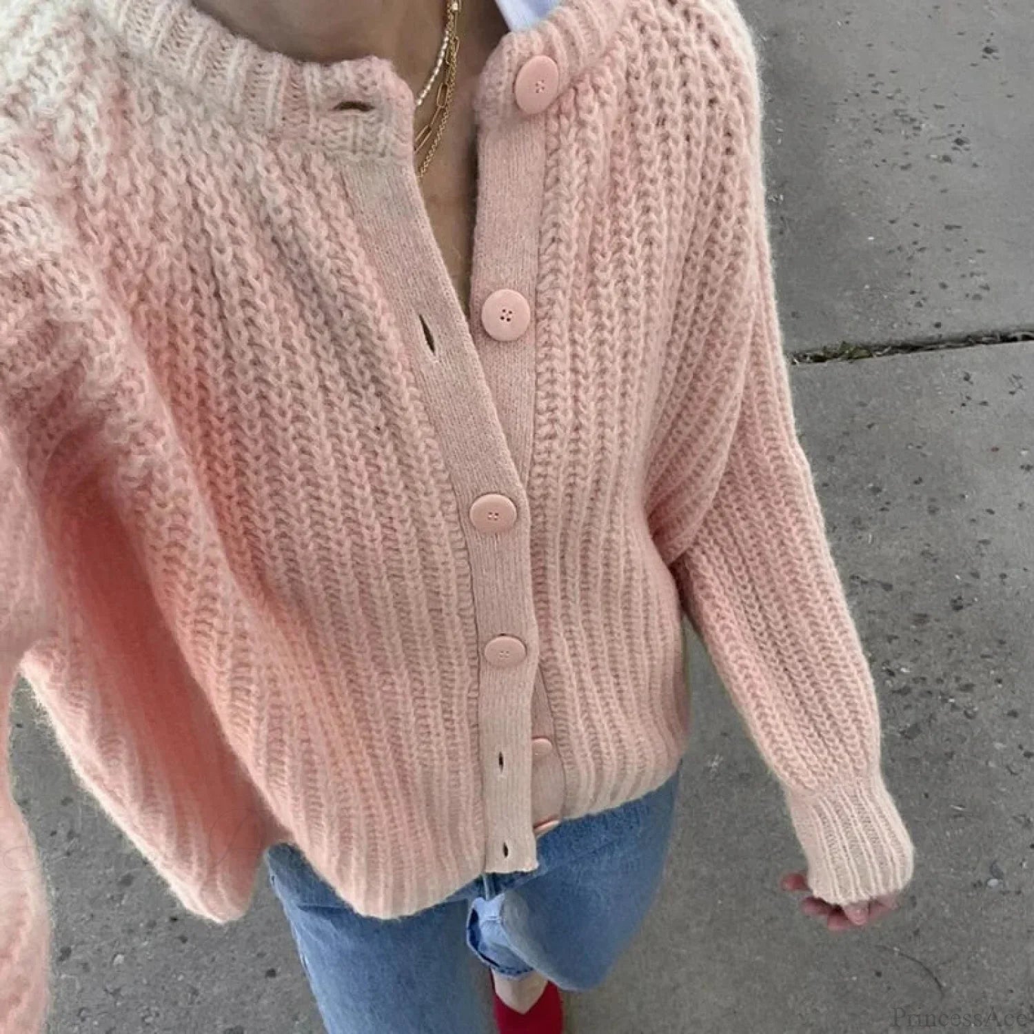 Preppy Button Up Vintage Y2K Cardigan image 3