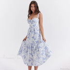 Print Bodycon A-line Vacation Dress image 6