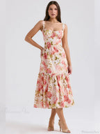 Print Bodycon A-line Vacation Dress image 7