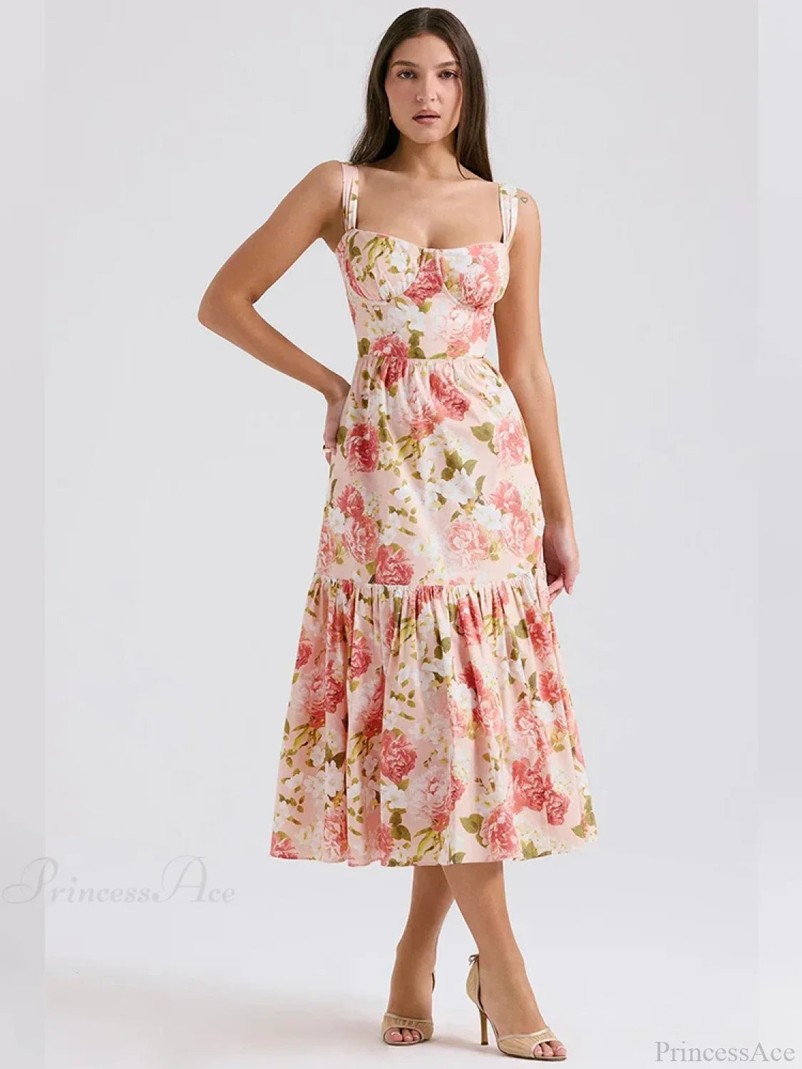 Print Bodycon A-line Vacation Dress image 7