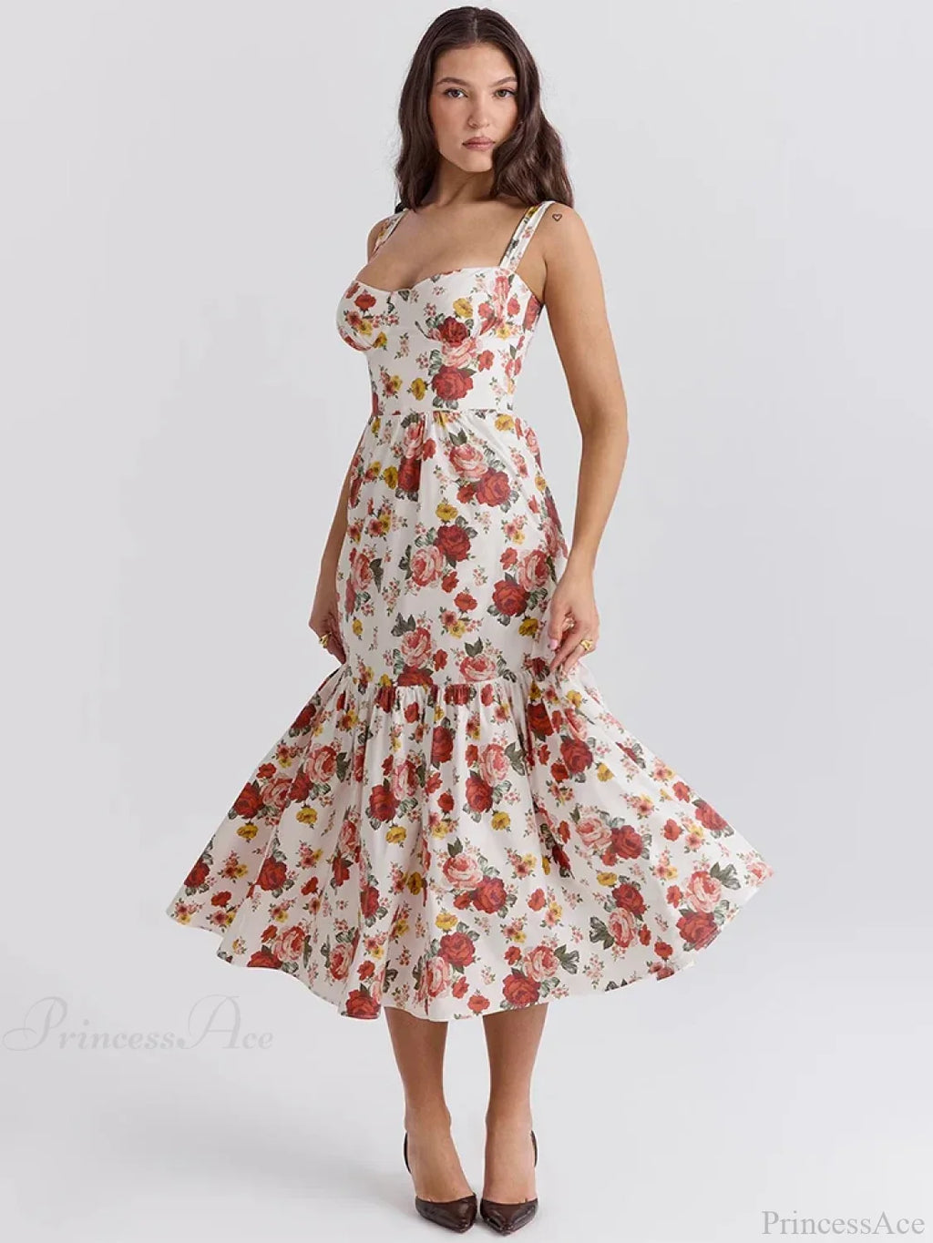 Print Bodycon A-line Vacation Dress image 8