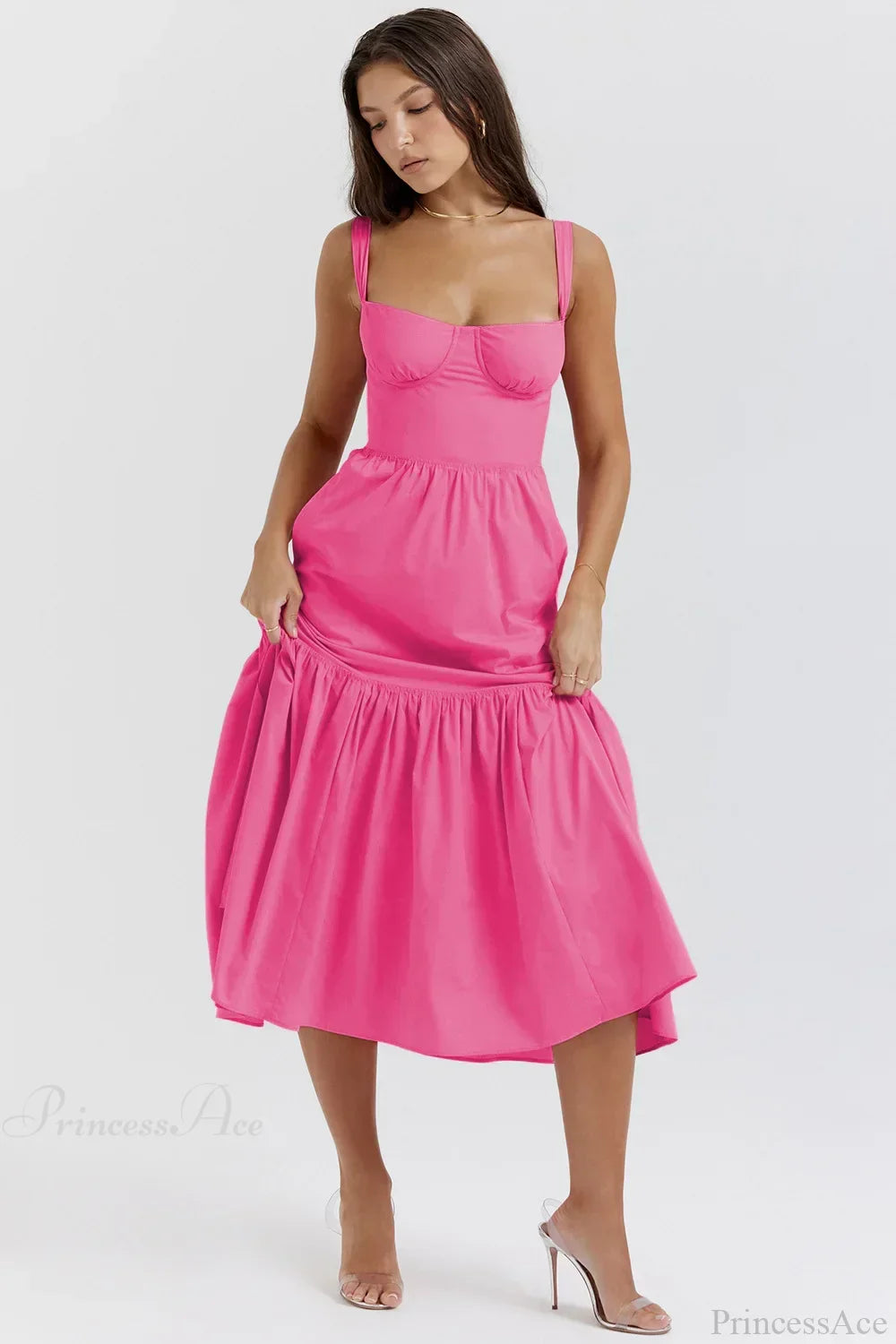Print Bodycon A-line Vacation Dress image 10