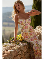 Print Bodycon A-line Vacation Dress image 1