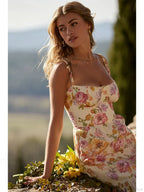 Print Bodycon A-line Vacation Dress image 2
