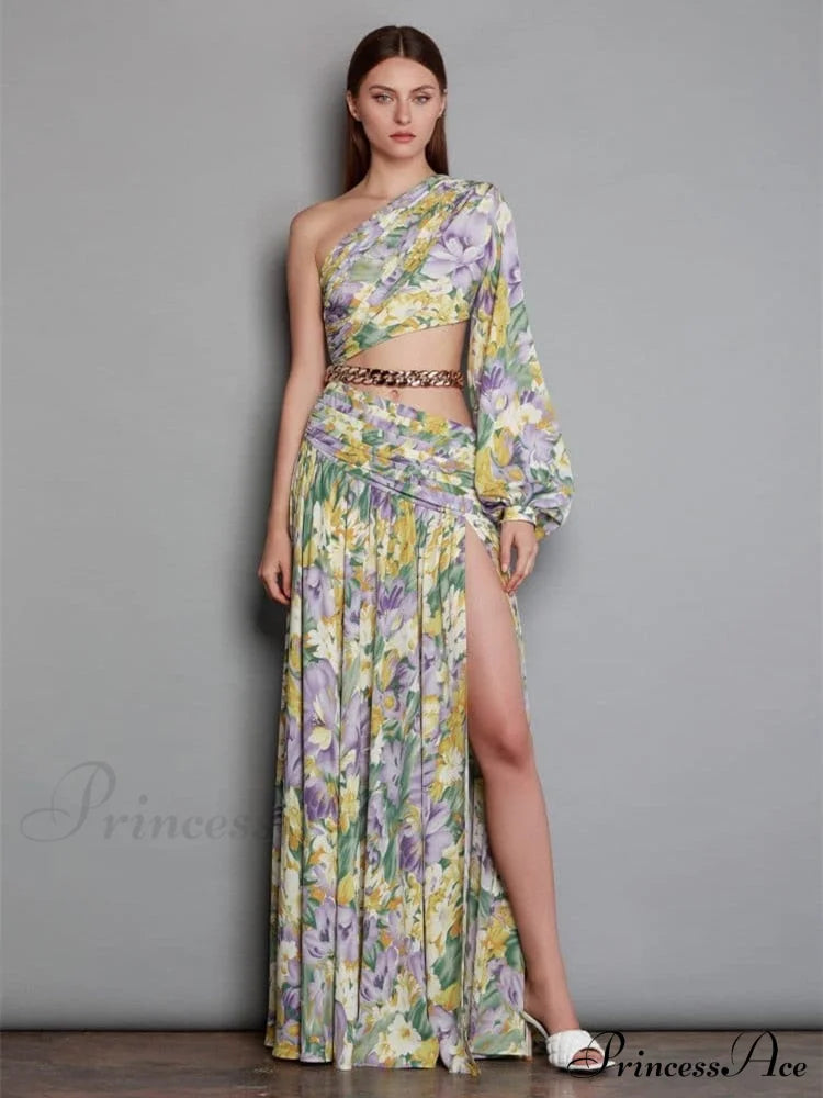 Print Short Sleeve Trendy Drawstring Ruched Party Dress image 3