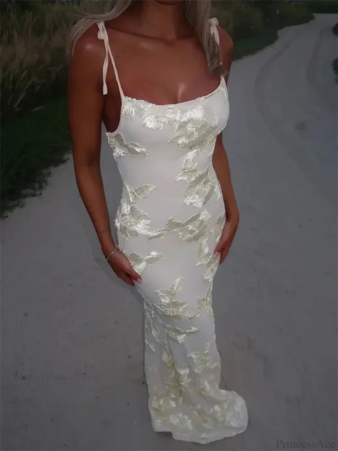 Printed Bandage Ruffled Mini Dress image 8