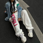 Printed Drawstring Casual Pants image 3