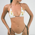 Printed Micro Thong Bikini Set image 4