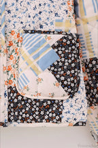 Printed Quilted Puffer Big Pocket Coat image 4