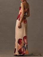 Printed Sexy Tube Top Graceful Slim Fit Midi Dress image 3
