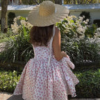 Printed Square Neck Corset Mini Dress image 19