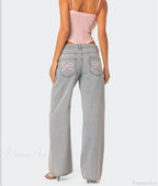 Printed Zipper Front Cowboy Pants image 1