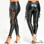PU Leather Skinny Slim Trouser image 2