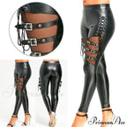 PU Leather Skinny Slim Trouser image 5