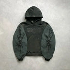Punk Hip-Hop Embroidered Hoodie image 1
