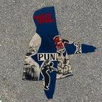 Punk Mummy Print Oversized Hoodie image 3