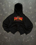 Punk Style Vintage Loose Sweatshirt image 7