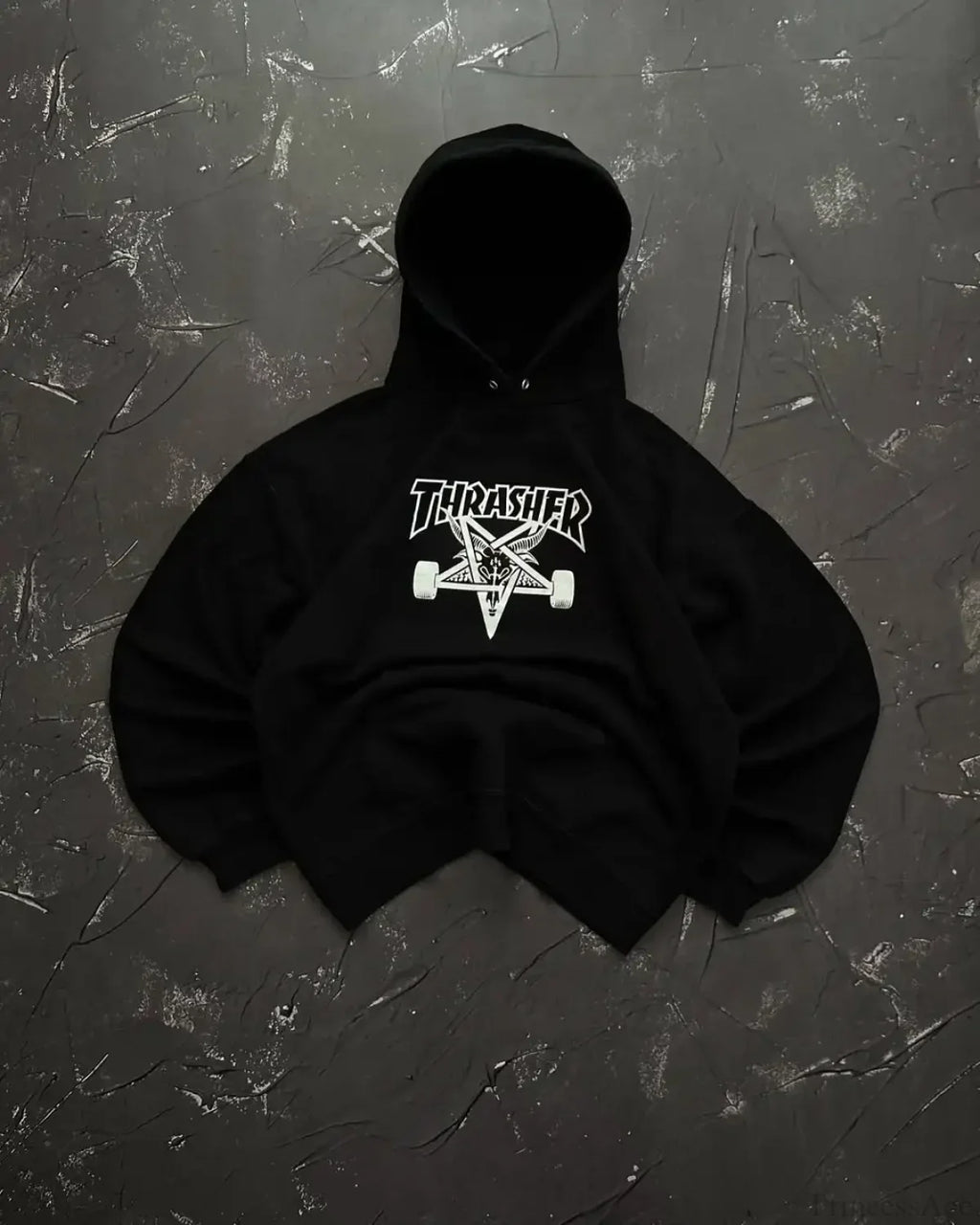 Punk Style Vintage Loose Sweatshirt image 8