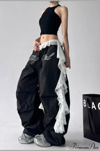 Quick-Dry Lightweight Loose Wide-Leg Drawstring Pants image 7