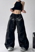 Quick-Dry Lightweight Loose Wide-Leg Drawstring Pants image 6