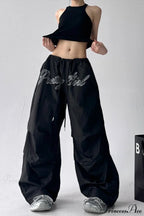 Quick-Dry Lightweight Loose Wide-Leg Drawstring Pants image 6