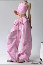 Quick-Dry Lightweight Loose Wide-Leg Drawstring Pants image 2