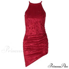 Radiant Sexy Summer Halter Neck Print Party Evening Bodycon Dress image 5