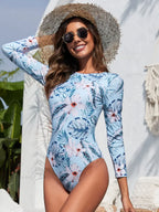 Rash Guard Long Sleeve One Piece Set image 6