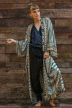 Rayon Bikini Cover Up Kimono image 1