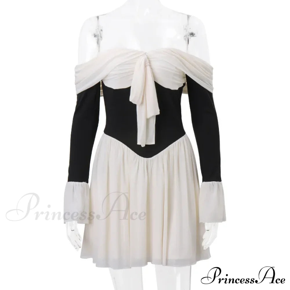 Red Off-Shoulder Stylish Frill Mini Dress image 14