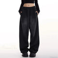 Retro Green Gradient Wide Leg Pants image 2